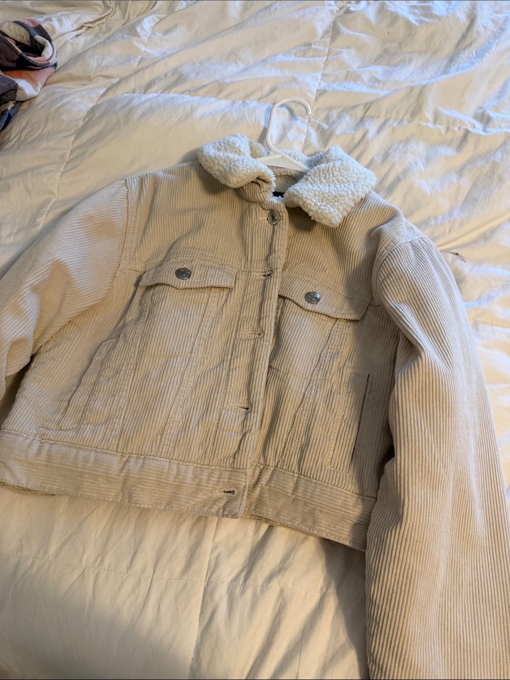 Levi's Corduroy Sherpa Trucker Jacket Brown